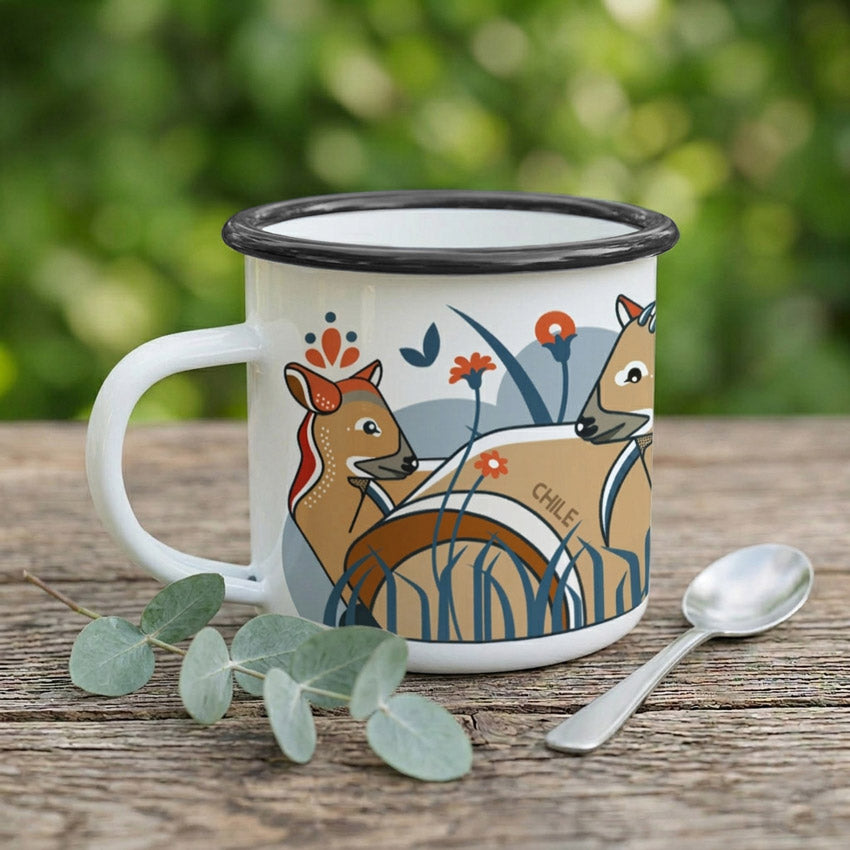 Tazón Enlozado Bosques de Chile Pudú