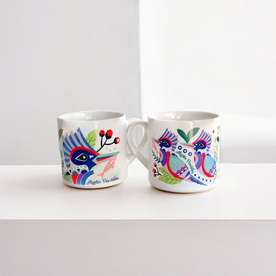 Set x 2 Martin Pescador Coffee Cup