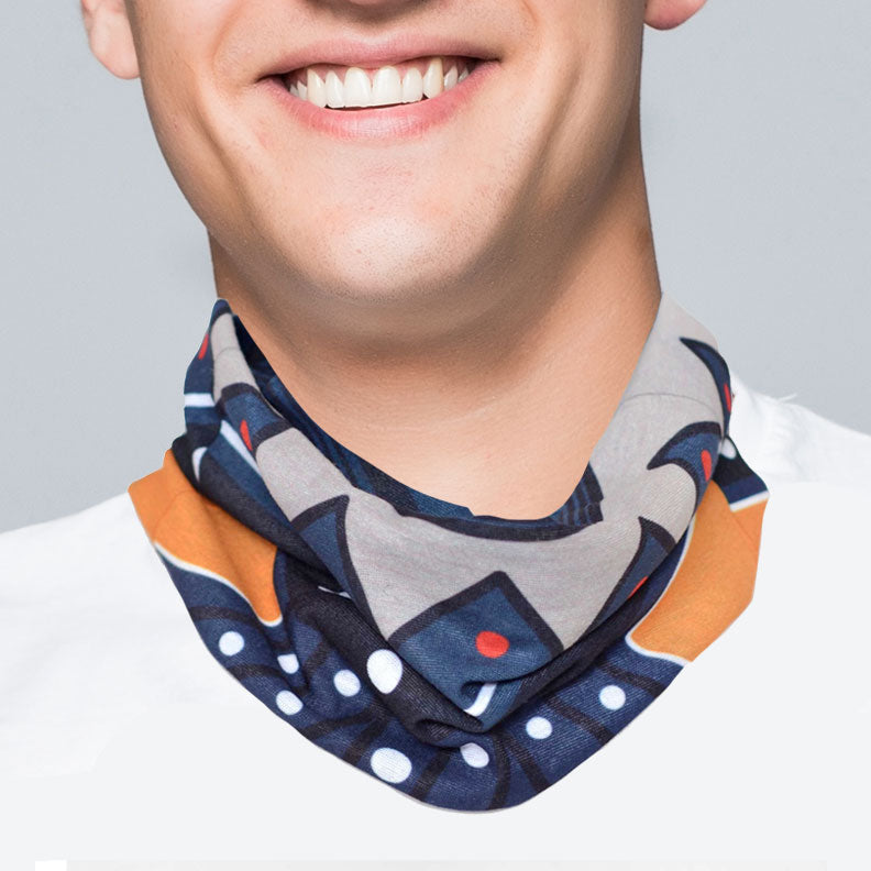 Bandana Cerámica Precolombina Azul
