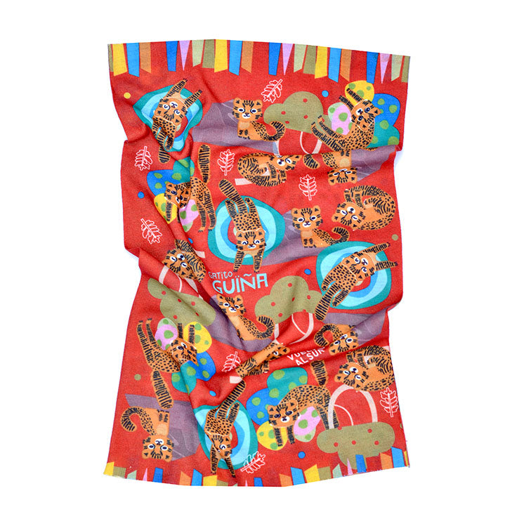 BANDANA INFANTIL GATITO GÜIÑA TRAMA
