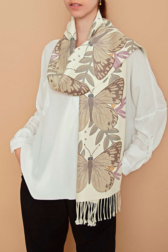 Bufanda-con-Alpaca-Mariposa-chilena