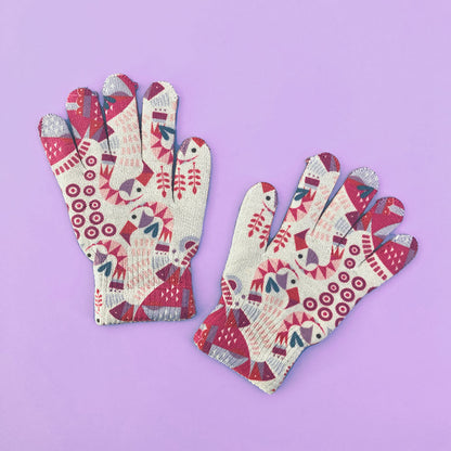 Guantes Print Infancia Flamenco Chileno