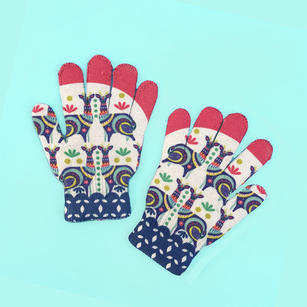 Huemul Childhood Print Gloves