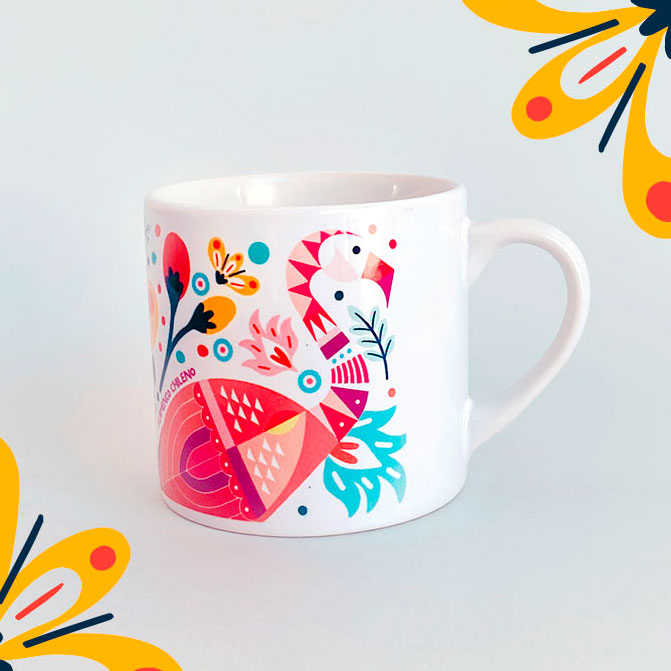 Chilean Flamenco Coffee Cup